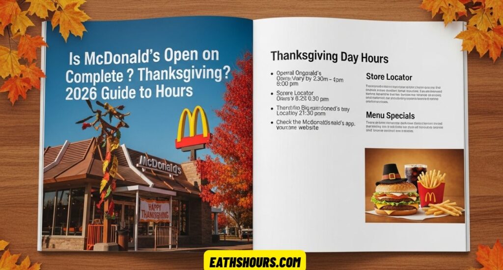 Is McDonald’s Open on Thanksgiving