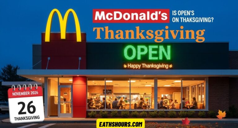 Is McDonald’s Open on Thanksgiving