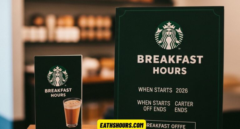 Starbucks Breakfast Hours