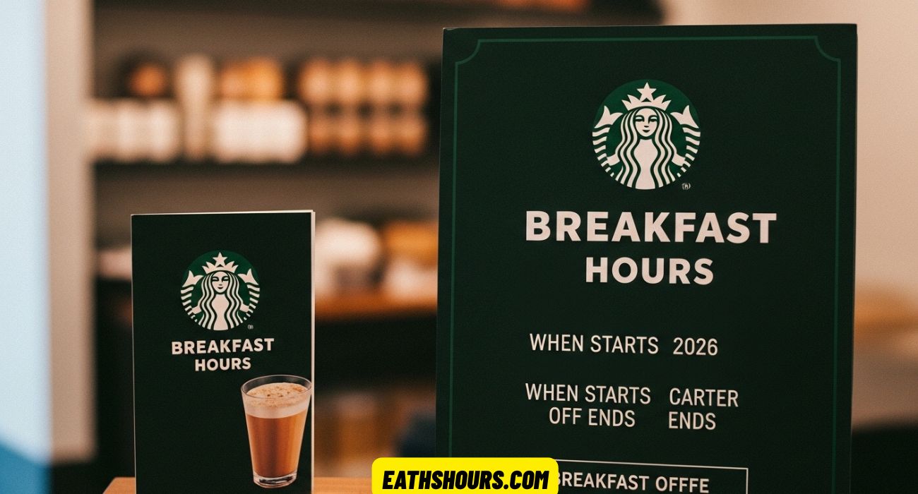 Starbucks Breakfast Hours