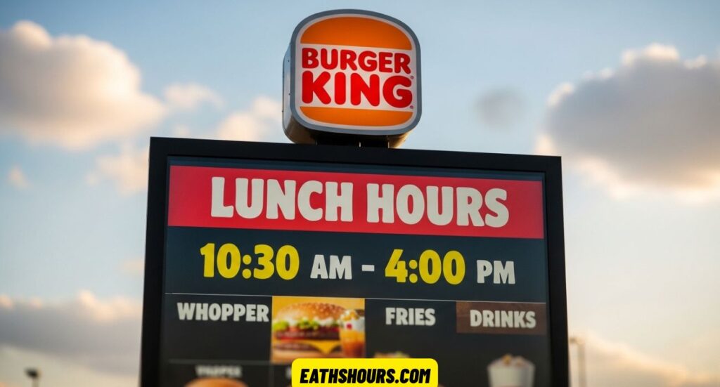 What Time Does Burger King Lunch Hours