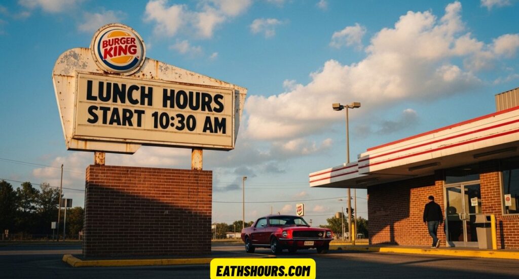 What Time Does Burger King Lunch Hours