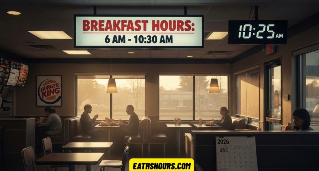What Time Does Burger King Stop Serving Breakfast