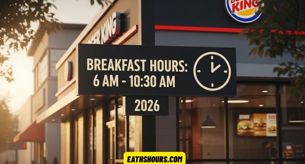 What Time Does Burger King Stop Serving Breakfast
