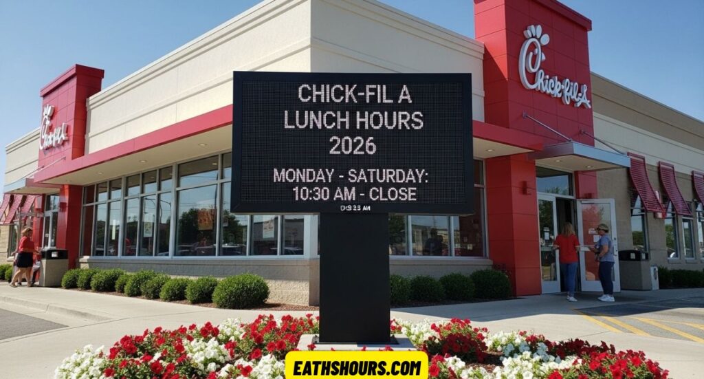 When Does Chick-fil-A Lunch Hours